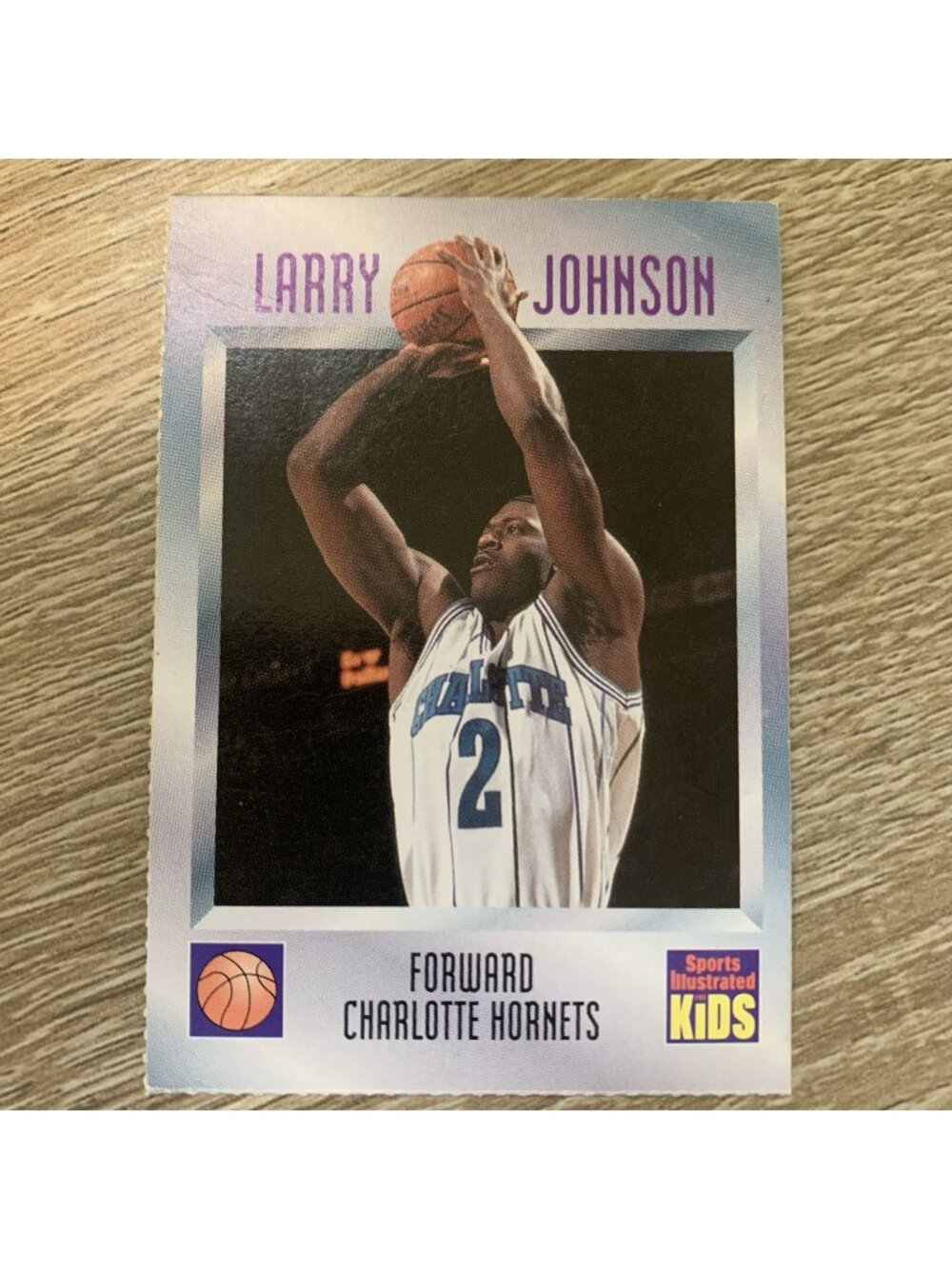 1995 Sports Illustrated For Kids Larry Johnson #370 Charlotte Hornets